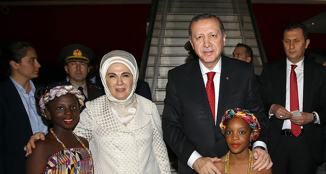 أردوغان يصل غانا المحطة الثانية من زيارته إلى غرب أفريقيا