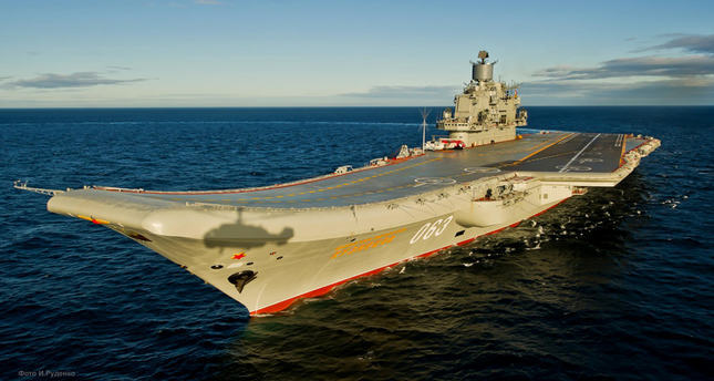 روسيا تعتزم ارسال سفينة حاملة للطائرات الى المتوسط على سواحل سوريا