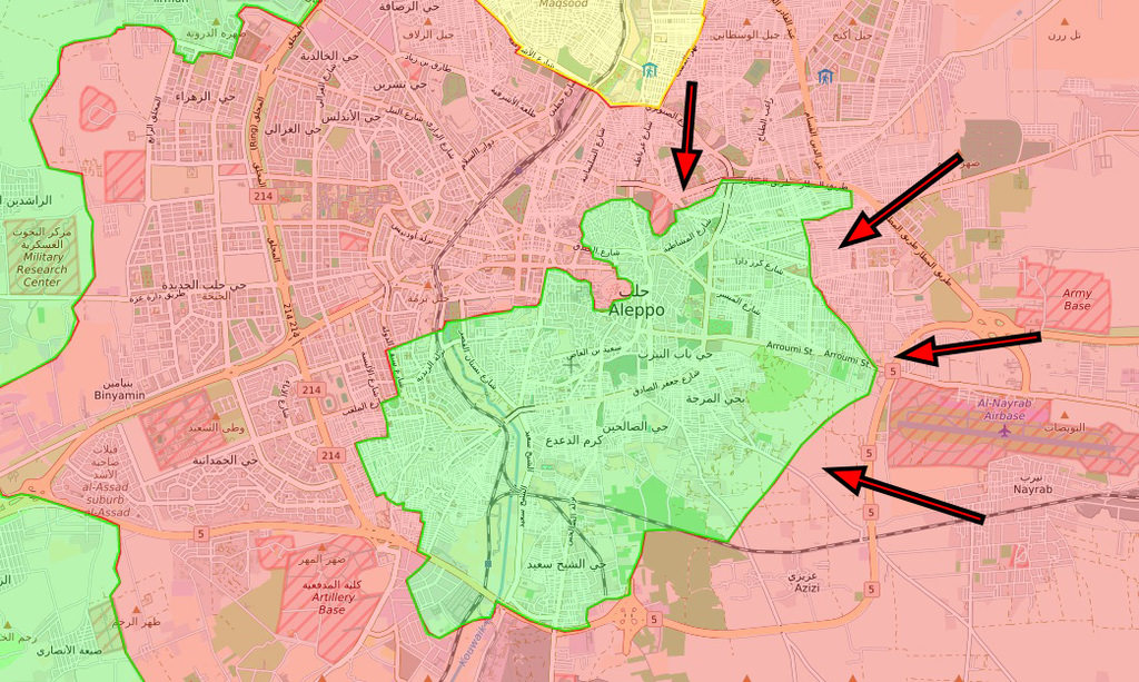 On Dec. 1, regime forces launched a new attack to capture the parts of Aleppo’s old city controlled by the opposition.