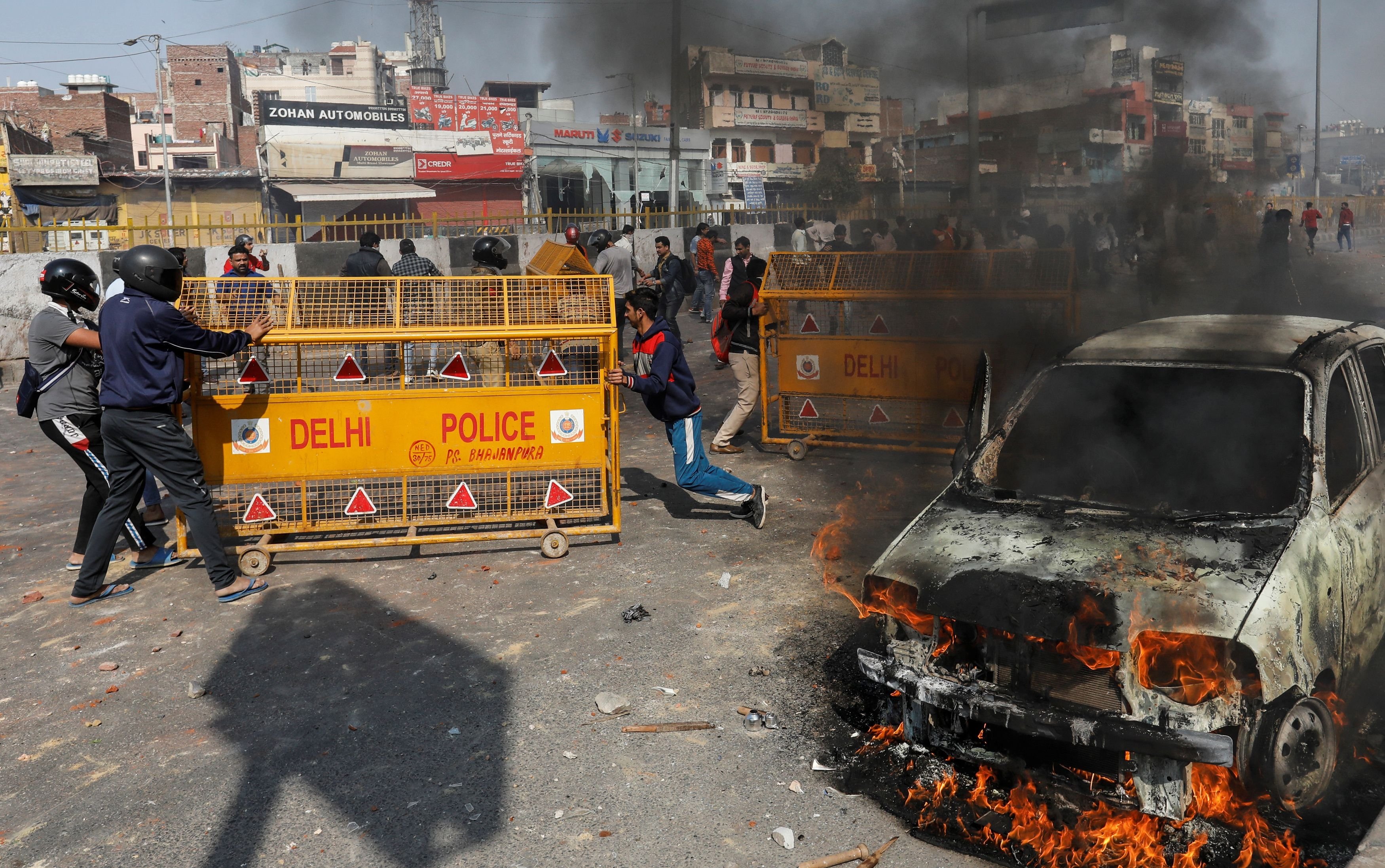 Image result for new delhi riots mosque