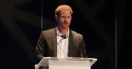 Britain's Prince Harry speaks as he attends a sustainable tourism summit at the Edinburgh International Conference Centre, Edinburgh, Feb. 26, 2020. (REUTERS Photo)