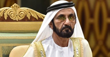Dubai's ruler Sheikh Mohammed bin Rashid Al Maktoum attends a session of the 40th Gulf Cooperation Council (GCC) summit held at the Saudi capital Riyadh, Dec. 10, 2019. (AFP Photo)