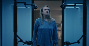 This image released by Universal Pictures shows Elisabeth Moss in a scene from "The Invisible Man." (AP Photo)