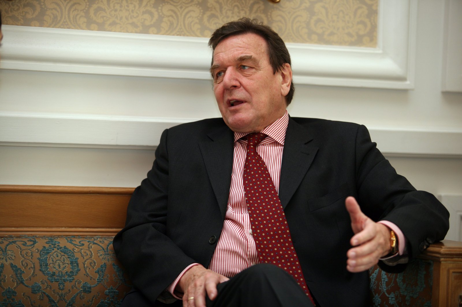 Former German Chancellor Gerhard Schröder. (Photo by Cenk Ertekin)

