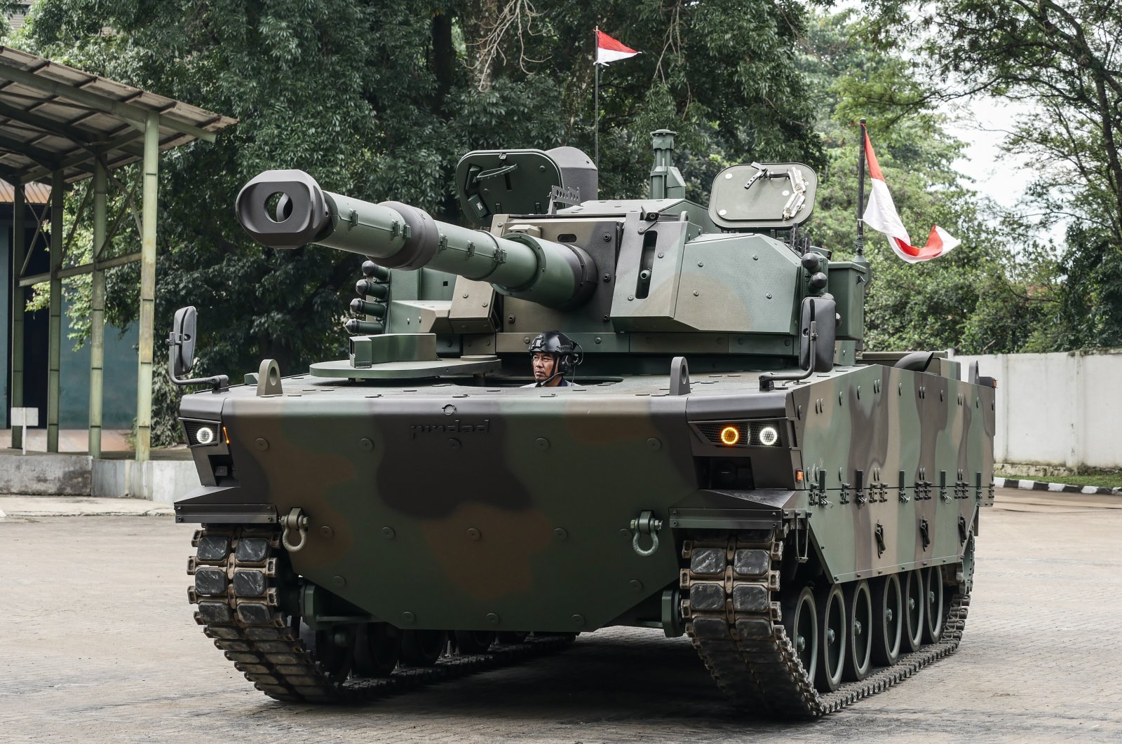 KAPLAN MT tanks are jointly developed by Turkey’s FNSS Defense Industries Company and Indonesian PT Pindad. (AA Photo)