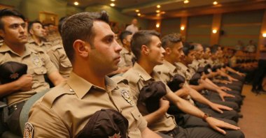 Burglaries across the country was reduced from 226 to 126 in 18 months after the watchmen took to the streets. (AA Photo) 