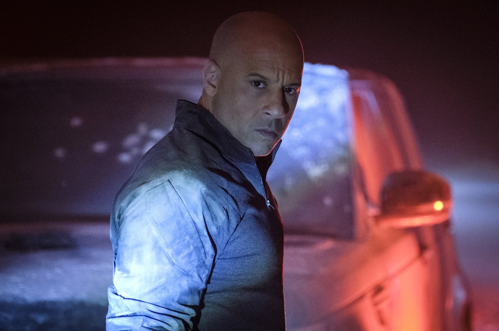 This image released by Columbia Pictures shows Vin Diesel in a scene from "Bloodshot." (AP Photo)