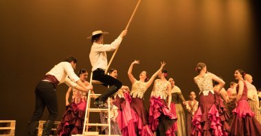 A scene from the “Don Quixote" show by the Jose Huertas Flamenco Ensemble.