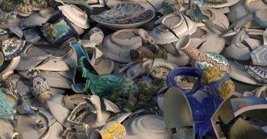 The video is comprised of 3D models of 150 works. (Photo courtesy of Pera Museum)