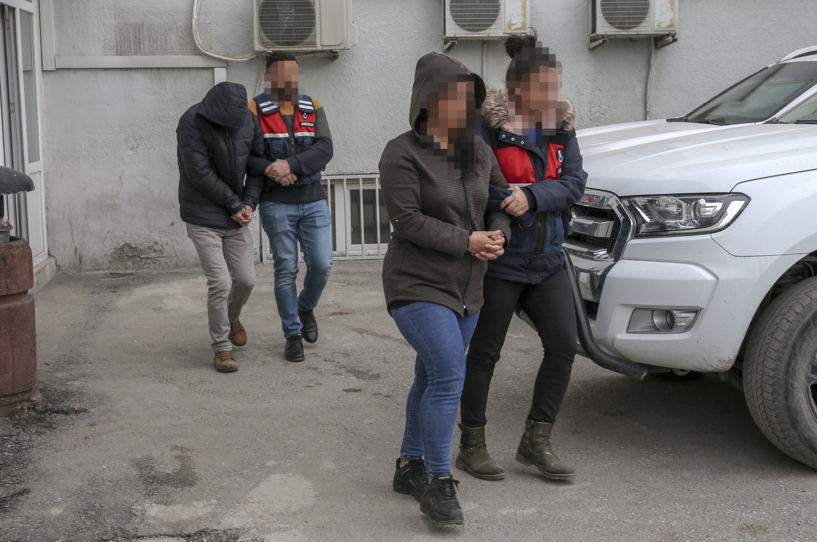Captured terrorists, one of whom was a woman, were both members for more than 20 years and were revealed to be the personal bodyguards of Murat Karayılan, the PKK's acting leader, and Cemil Bayık, one of the masterminds behind some of the group's terrorist attacks, Monday, March 16, 2020. (AA)