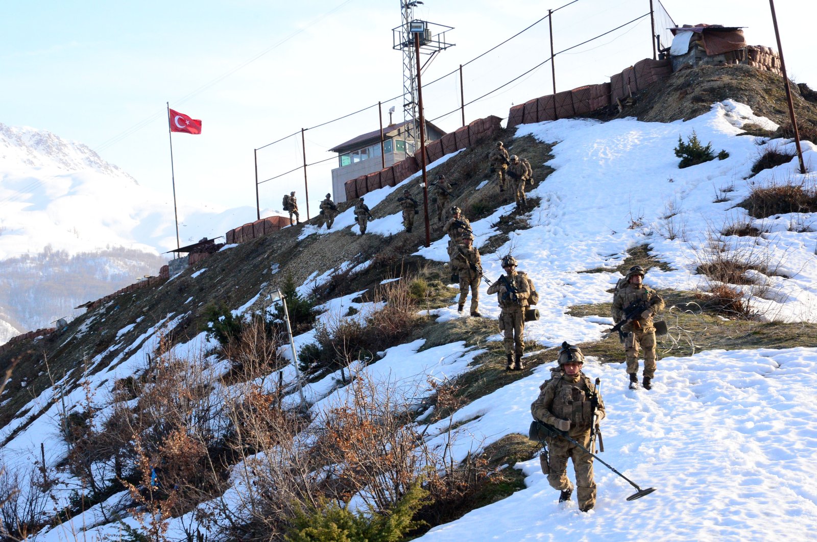 Turkish security forces regularly conduct counterterrorism operations in the eastern and southeastern provinces of Turkey where the PKK has attempted to establish a strong presence and bases. (AA Photo)

