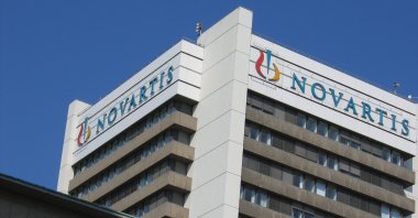Swiss drugmaker Novartis' logo is seen in the undated file photo. 