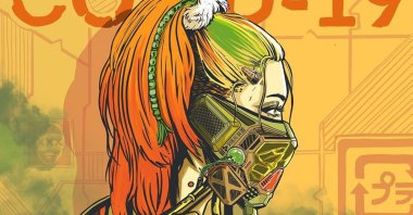 Dilara Özden's "Corona Fan Art" illustration. 