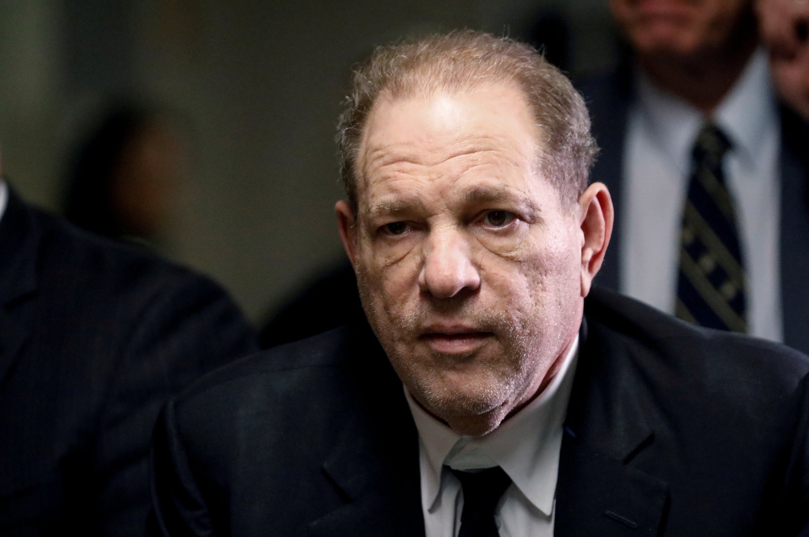 Film producer Harvey Weinstein departs Criminal Court on the first day of a sexual assault trial in the Manhattan borough of New York City, New York, U.S., Jan. 6, 2020. (REUTERS Photo)