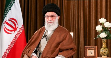 Iran's Supreme Leader Ayatollah Ali Khamenei delivers a speech in the capital Tehran, Sunday, March 22, 2020. (AFP Photo)