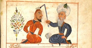 Illustration from the 15th-century medicine book "Cerrahiyyetu'l-Haniyye" by Şerafeddin Sabuncuoğlu.