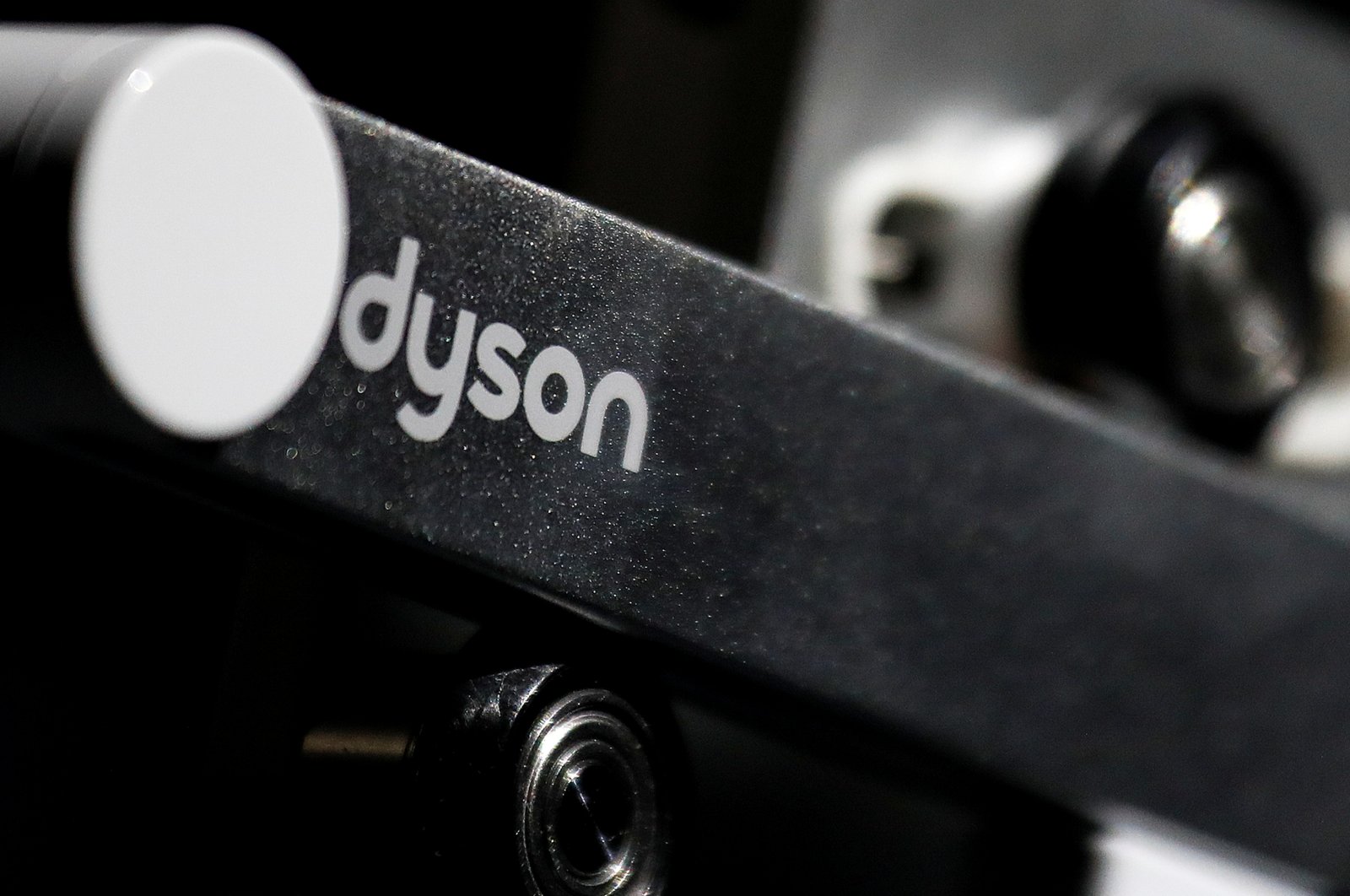 A Dyson logo is seen on one of the company's products presented during an event in Beijing, China, Sept. 12, 2018. (Reuters File Photo)