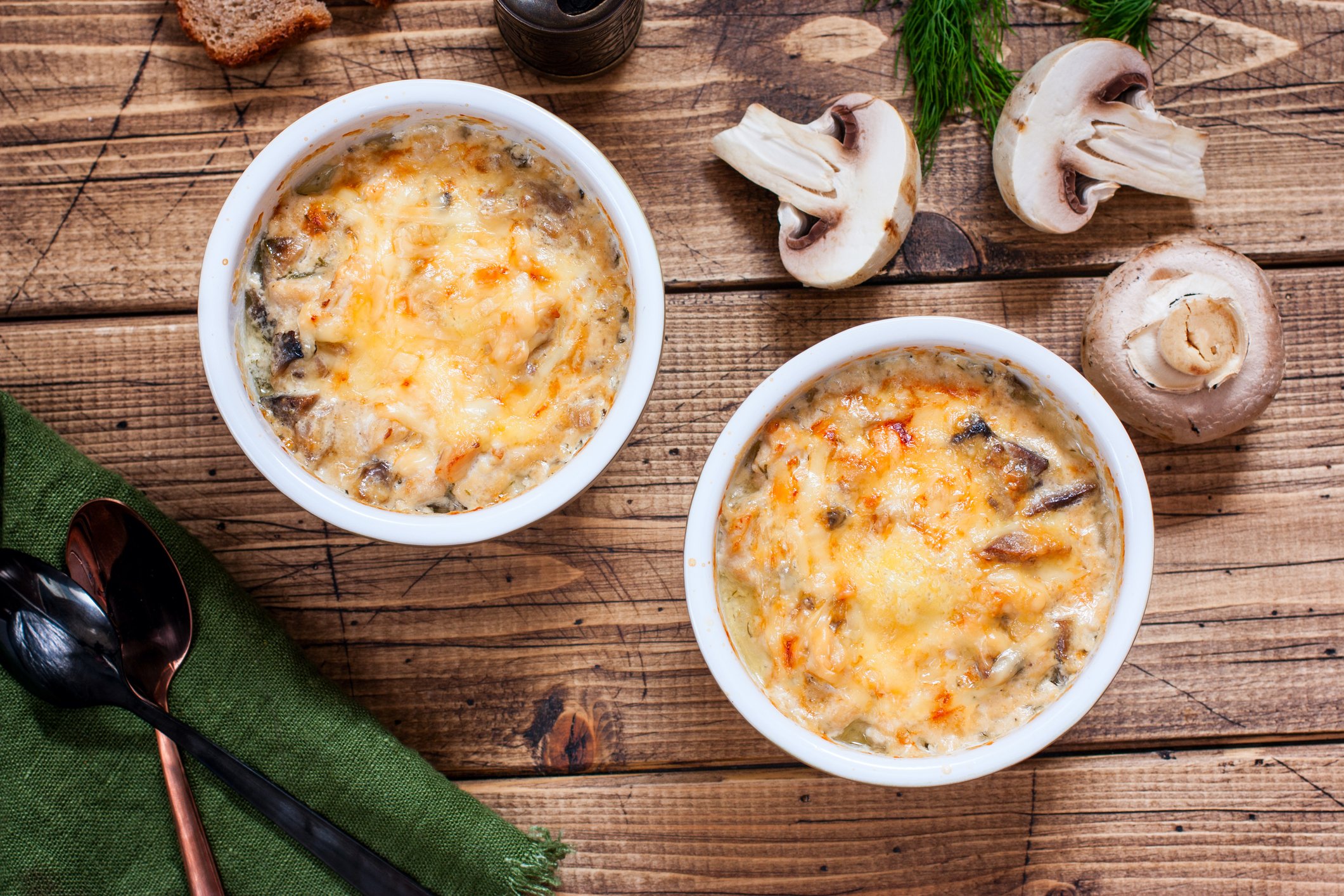 Mushrooms are a great addition to your baked pasta dish for a dose of veggies and substance. (iStock Photo)