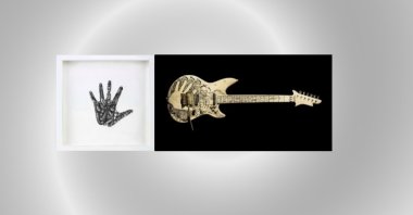 Ayça Telgeren's "Shark Guitar" at "Almost There" online exhibit. (Courtesy of British Council)