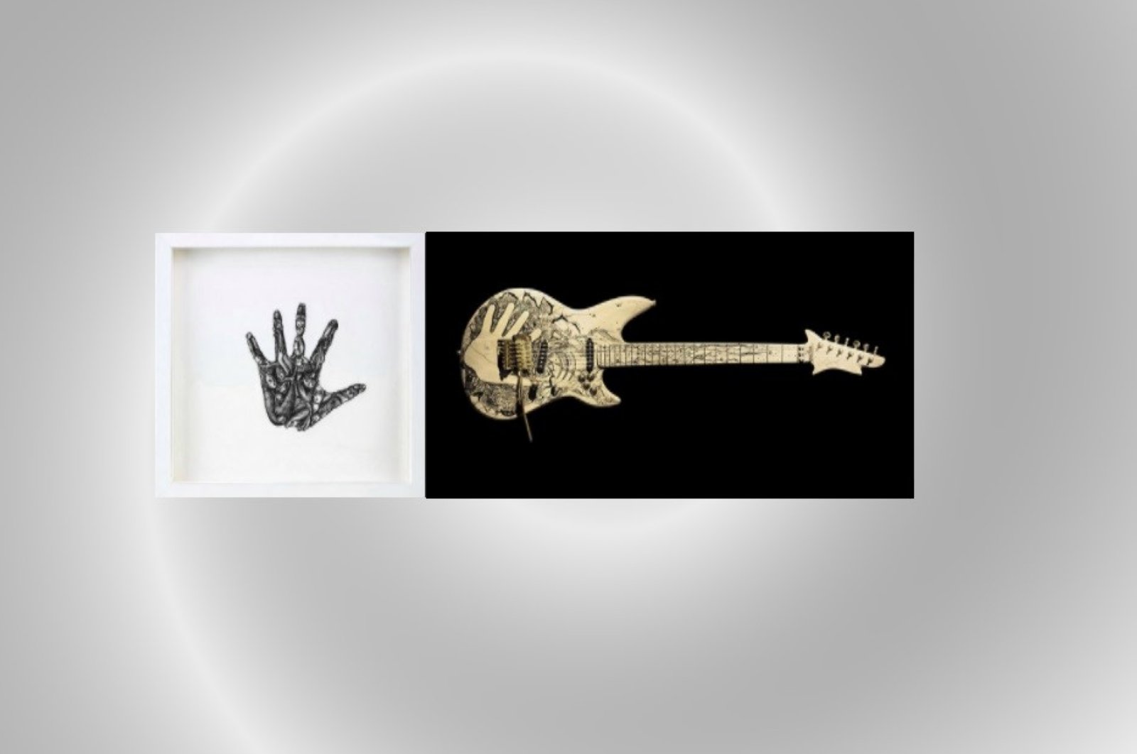Ayça Telgeren's "Shark Guitar" at "Almost There" online exhibit. (Courtesy of British Council)
