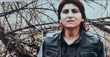 Terrorist Nazife Bilen is seen in this screen-grab from an undated PKK propaganda video.