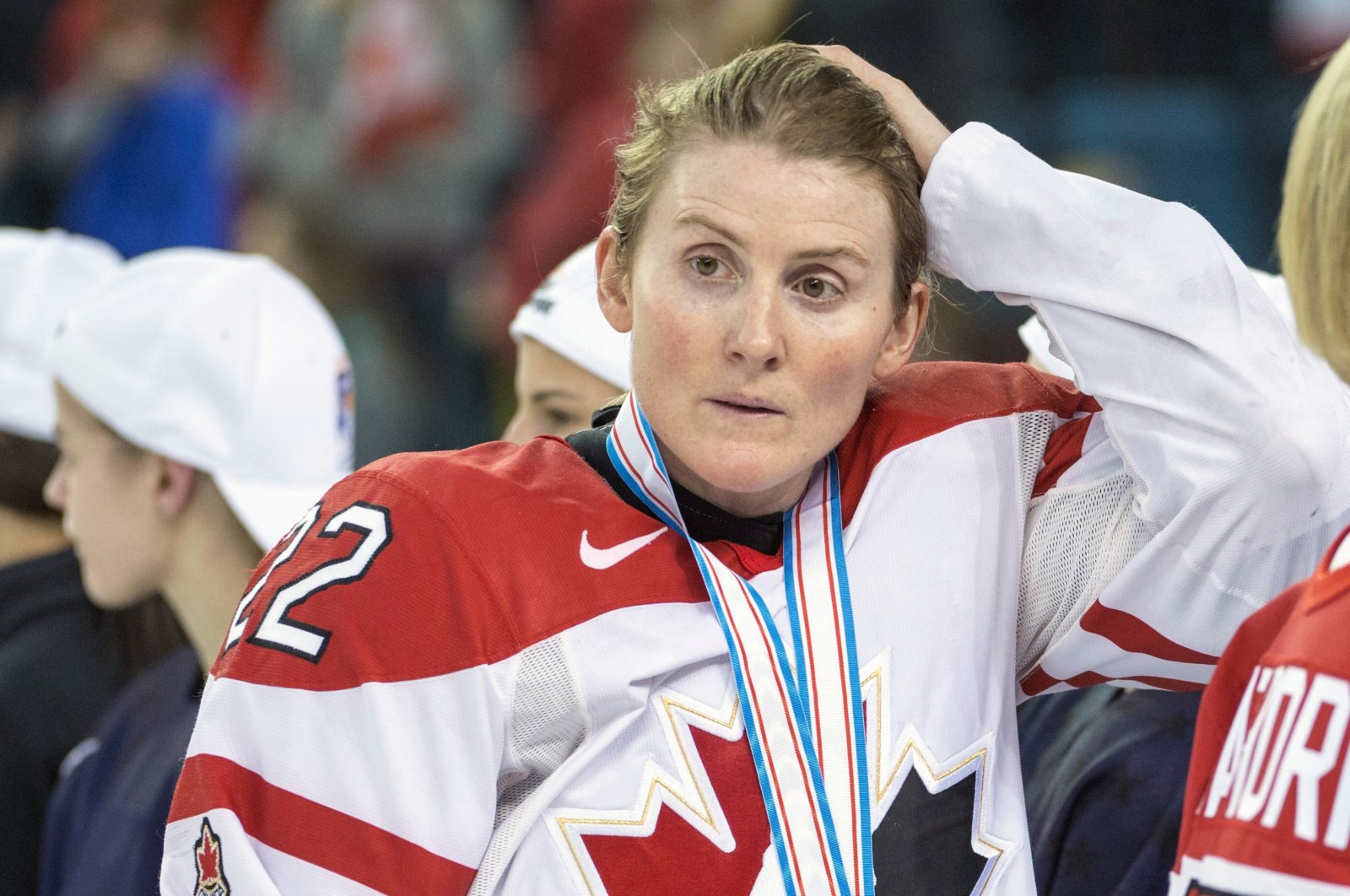 Canadian former ice hockey player and five-time Olympic gold medalist Hayley Wickenheiser was one of the first athletes to speak up against IOC's insistence to press ahead with the Olympics. (AP Photo)