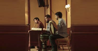 Sedat Anar (M) performs at one of his concerts with his friends. (Courtesy of Sedat Anar)