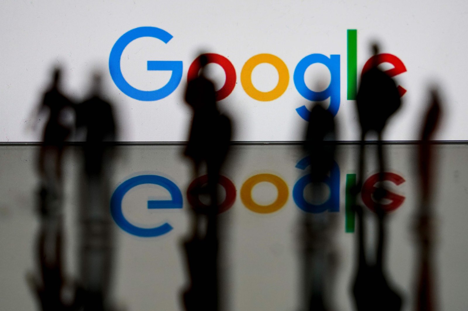 The Google logo is pictured in Brussels, Feb. 14, 2020. (AFP Photo) 