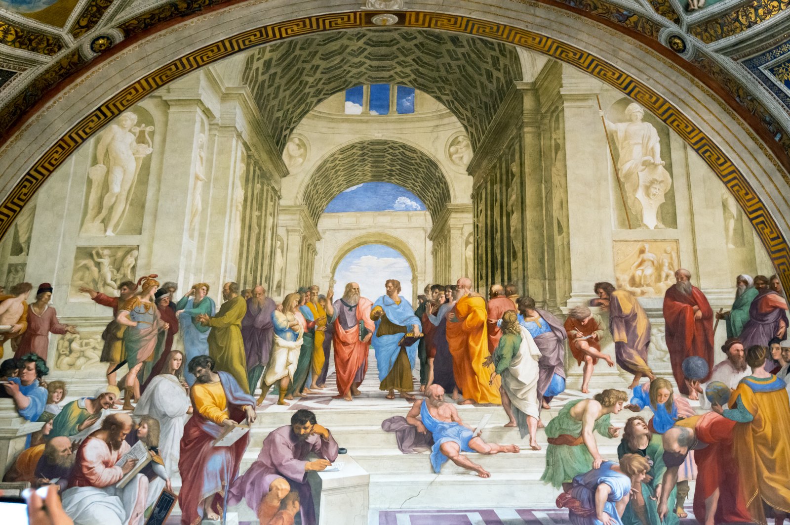 "The School of Athens," Renaissance fresco by Raphael in the four Raphael Rooms, Vatican Museum, Italy. (shutterstock photo)