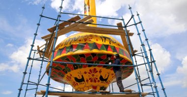 The motifs of the beaked Hittite jug bear the traces of old Anatolian civilizations. (AA Photo)
