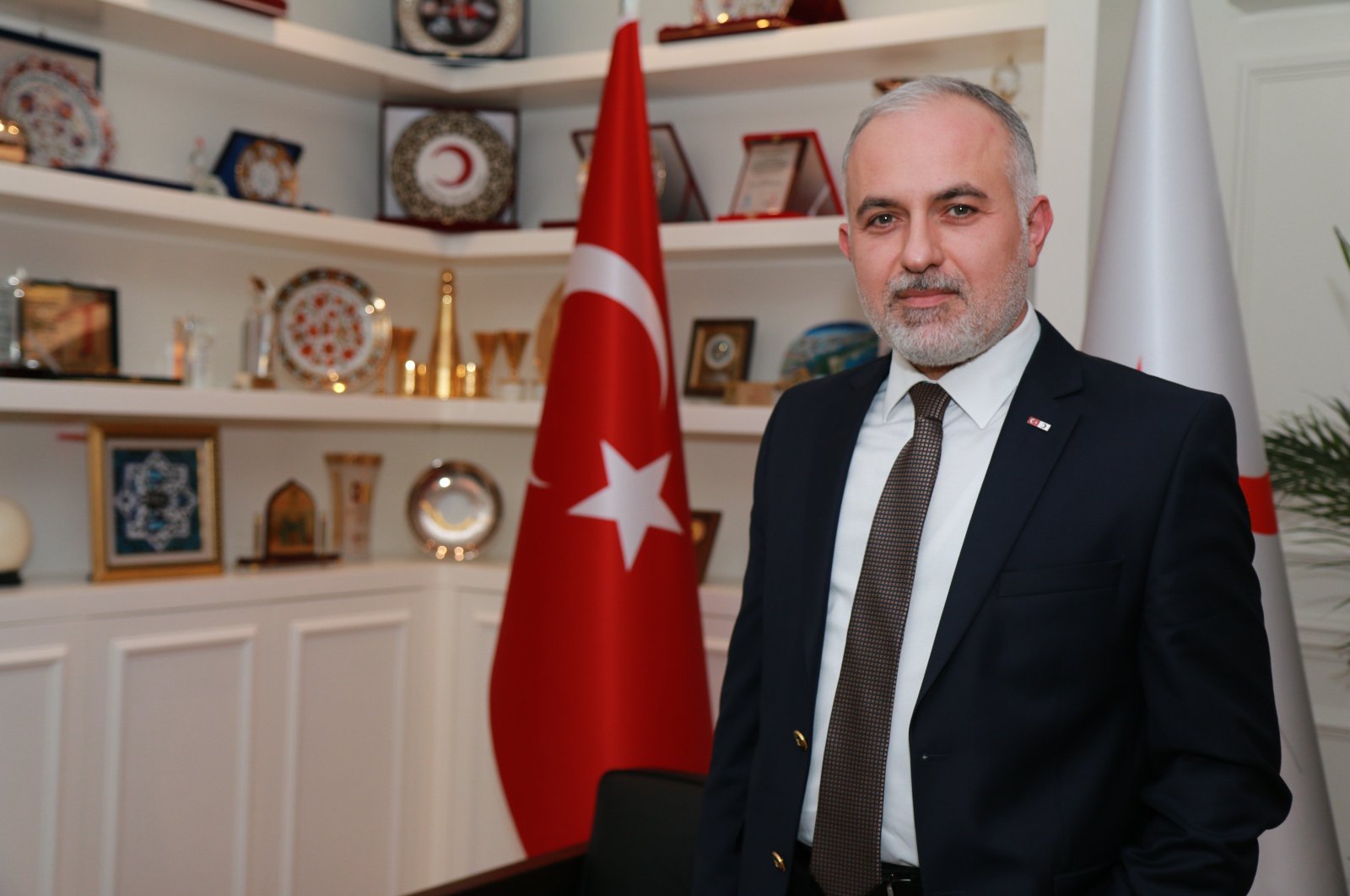 Head of the Turkish Red Crescent Kerem Kınık. 