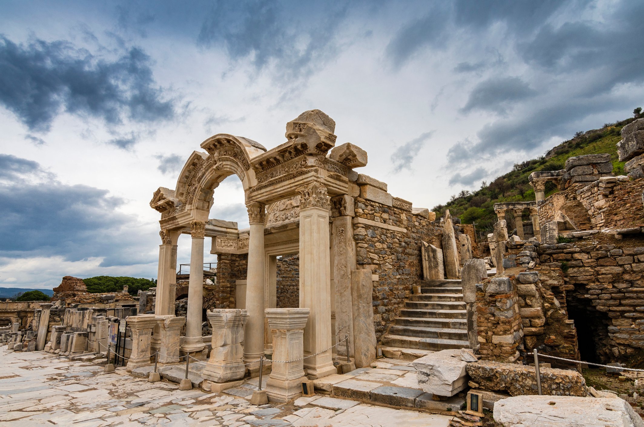 The Temple of Hadrian in Ephesus. (iStock Photo)