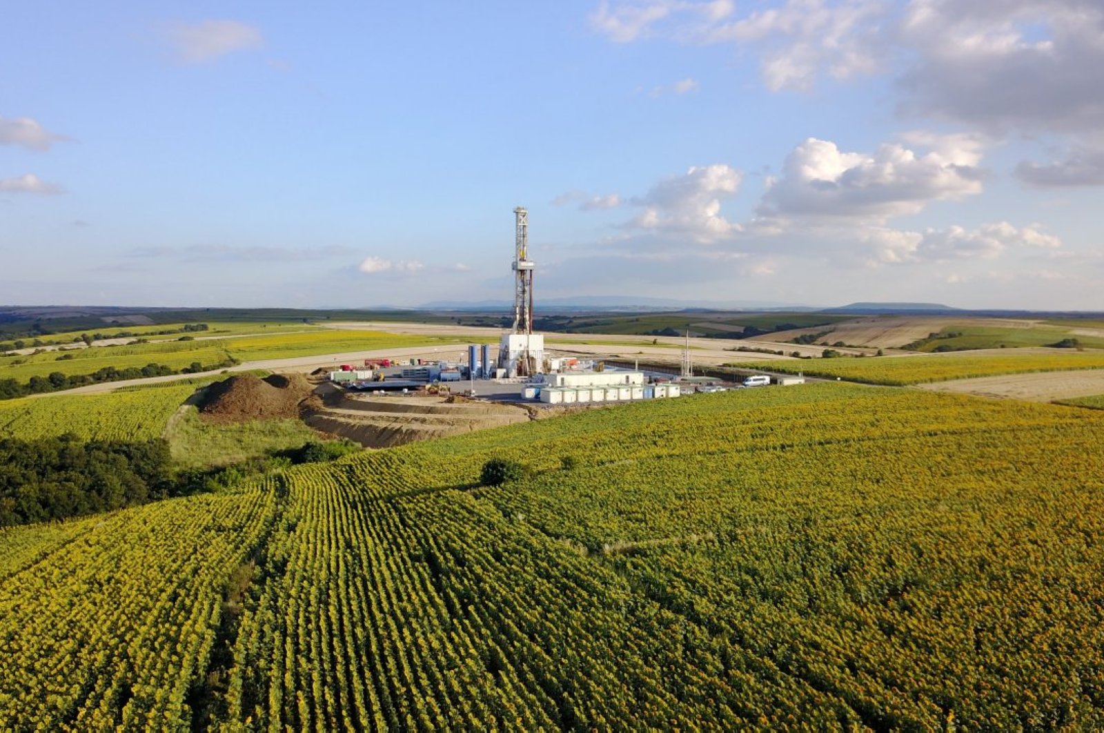 An undated view of the Yamalık-1 well in Turkey's Thrace region. (Courtesy of Equinor)