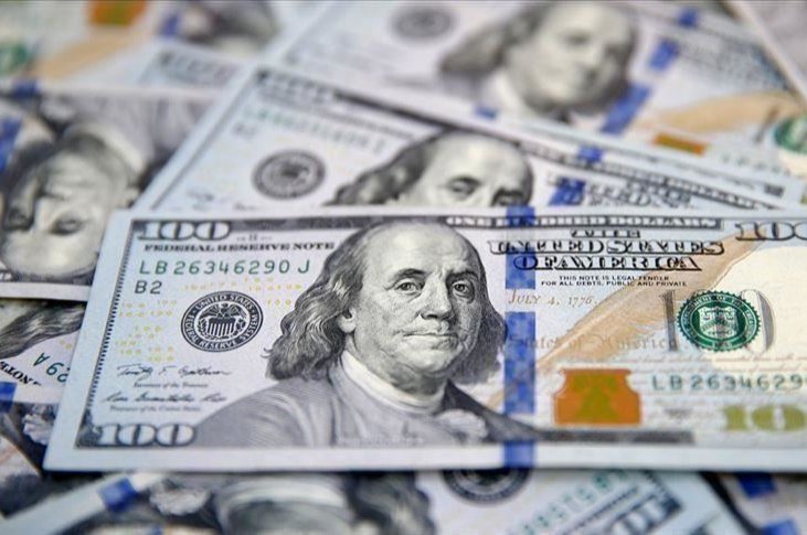 This Jan. 22, 2020, file photo shows the likeness of Benjamin Franklin on $100 bills in Dallas, the U.S. (AP photo)