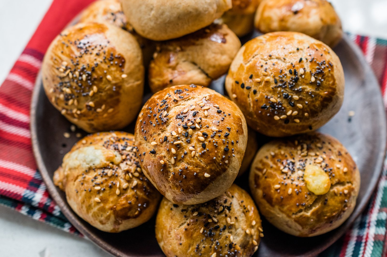 Poğaças are small traditional savory pastries usually eaten for breakfast.