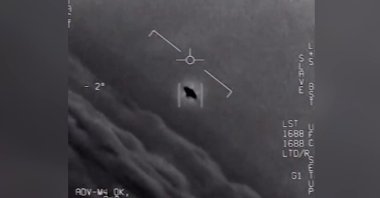 The videos feature grainy footage taken from U.S. military jets from 2004 to 2015. (DHA Photo)