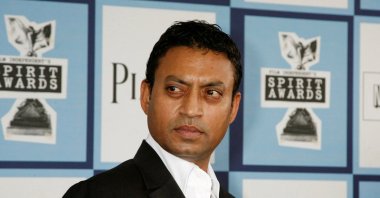 Irrfan Khan, Best Supporting Male nominee for "The Namesake," arrives at the 2008 Film Independent's Spirit Awards in Santa Monica, California, U.S., Feb. 23, 2008. (Reuters Photo)