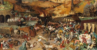 The Triumph of Death by Pieter Bruegel the Elder, circa 1562, oil on panel. Museo del Prado. (via WIKIMEDIA COMMONS)