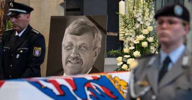 Walter Luebcke, who led the regional administration in Germany's central region of Kassel, was shot on his porch on June 1, 2019. (File Photo)