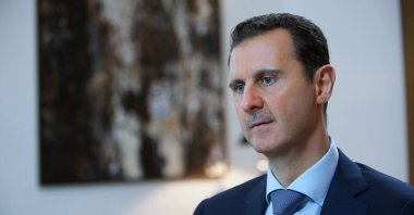 The file photo released by the Syrian official news agency SANA shows Syria's Bashar Assad speaking during an interview with Iran's Khabar TV, in Damascus, Syria, Oct. 4, 2015. (AP Photo)