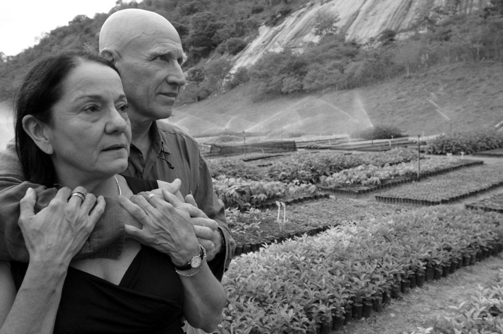 Sebastiao Salgado and his wife Leila at Instituto Terra. (Photo courtesy of StandbyForMindControl.com)