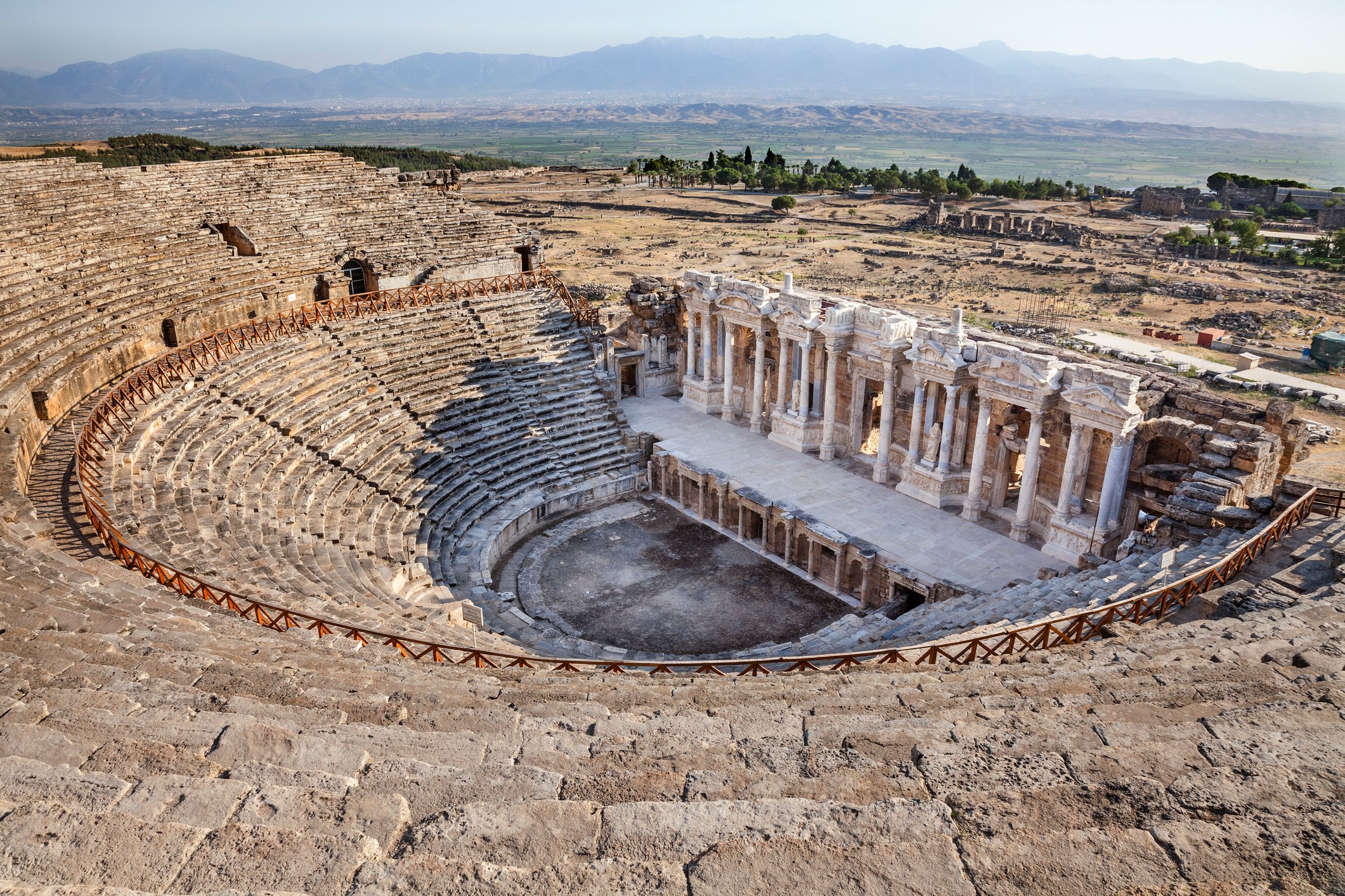 The Roman Theater of Hierapolis is located in the middle of the city and is very well preserved. (iStock Photo)