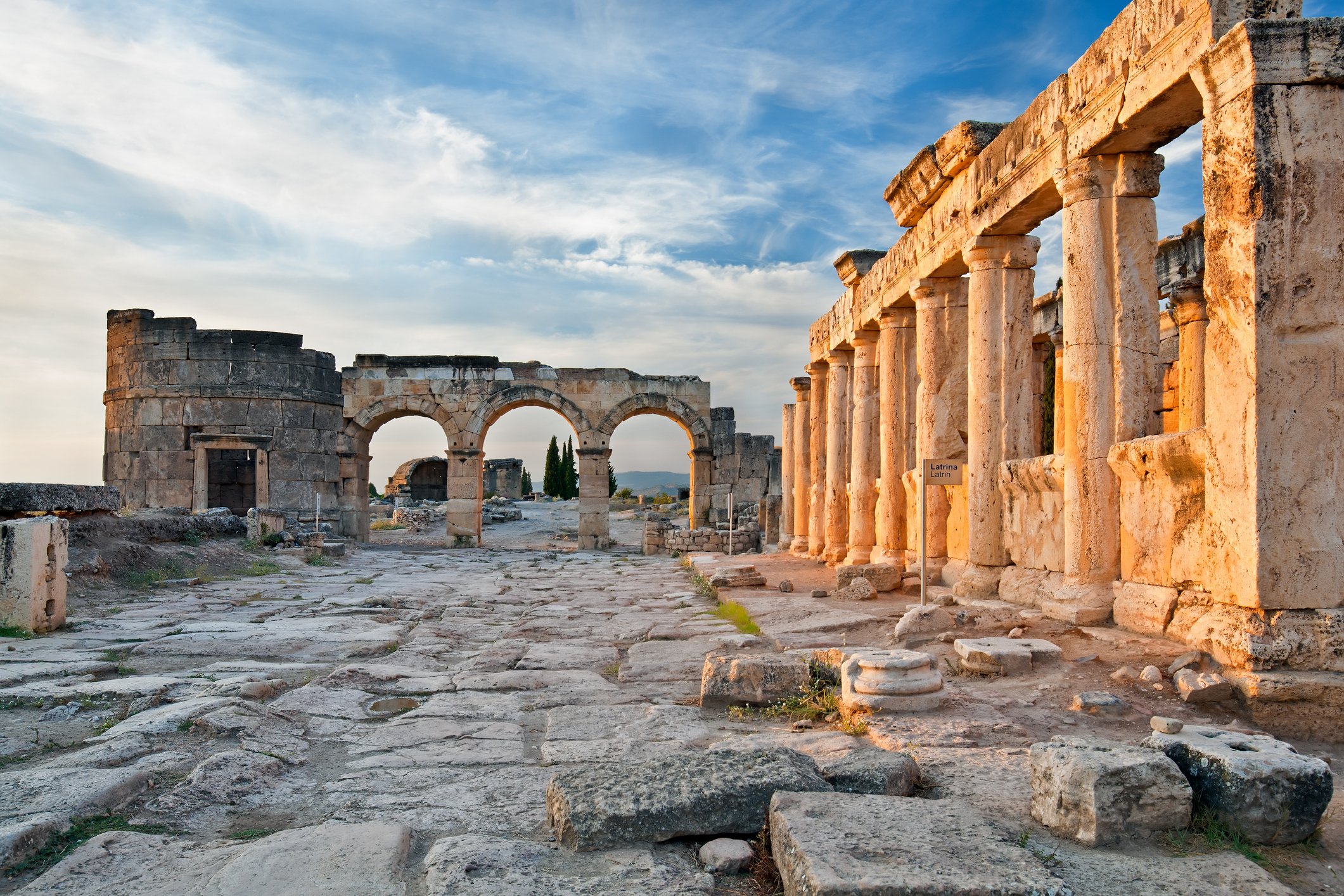 The Latrine and Frontinus gate of Hierapolis. (iStock Photo)