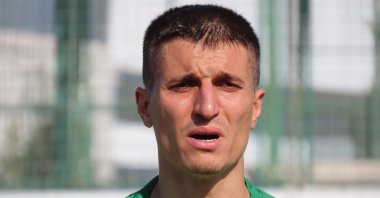 Once a Süper Lig player, Toktaş was signed with Regional Amateur League club Bursa Yıldırımspor. (DHA Photo)