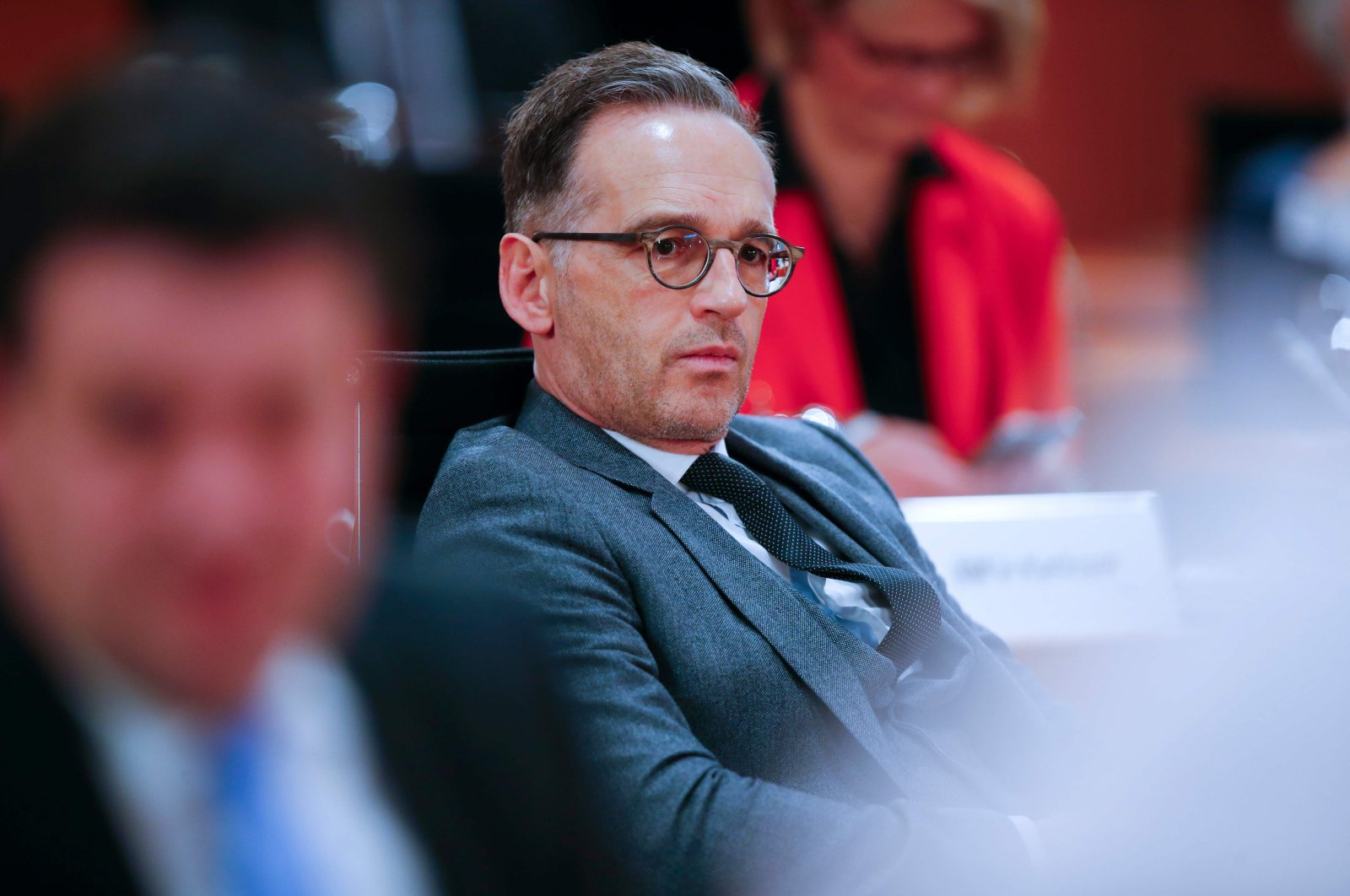 German Foreign Minister Heiko Maas attends a weekly cabinet meeting in Berlin, May 6, 2020. (AFP Photo)