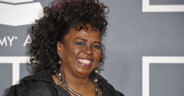 In this file photo singer Betty Wright arrives at the Staples Center for the 54th Grammy Awards in Los Angeles, California, Feb. 12, 2012. (AFP Photo)
