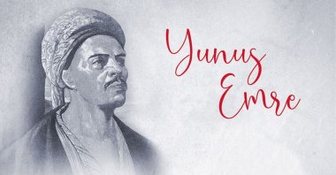As there is no available visual source beloging to Yunus Emre, this common depiction is used to portray him. (AA Photo)