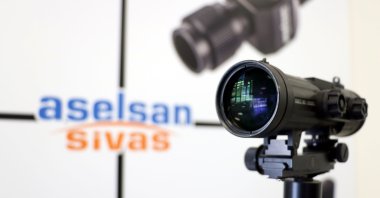 Lens systems produced by ASELSAN displayed in the company's factory in Sivas, Turkey, May 14, 2020. (IHA Photo)