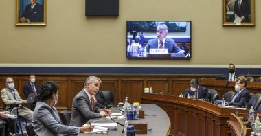 Dr. Richard Bright, former director of the Biomedical Advanced Research and Development Authority, testifies before a House Energy and Commerce Subcommittee on Health hearing to discuss protecting scientific integrity in response to the coronavirus outbreak on Capitol Hill, Washington, D.C., May 14, 2020. (AP Photo)