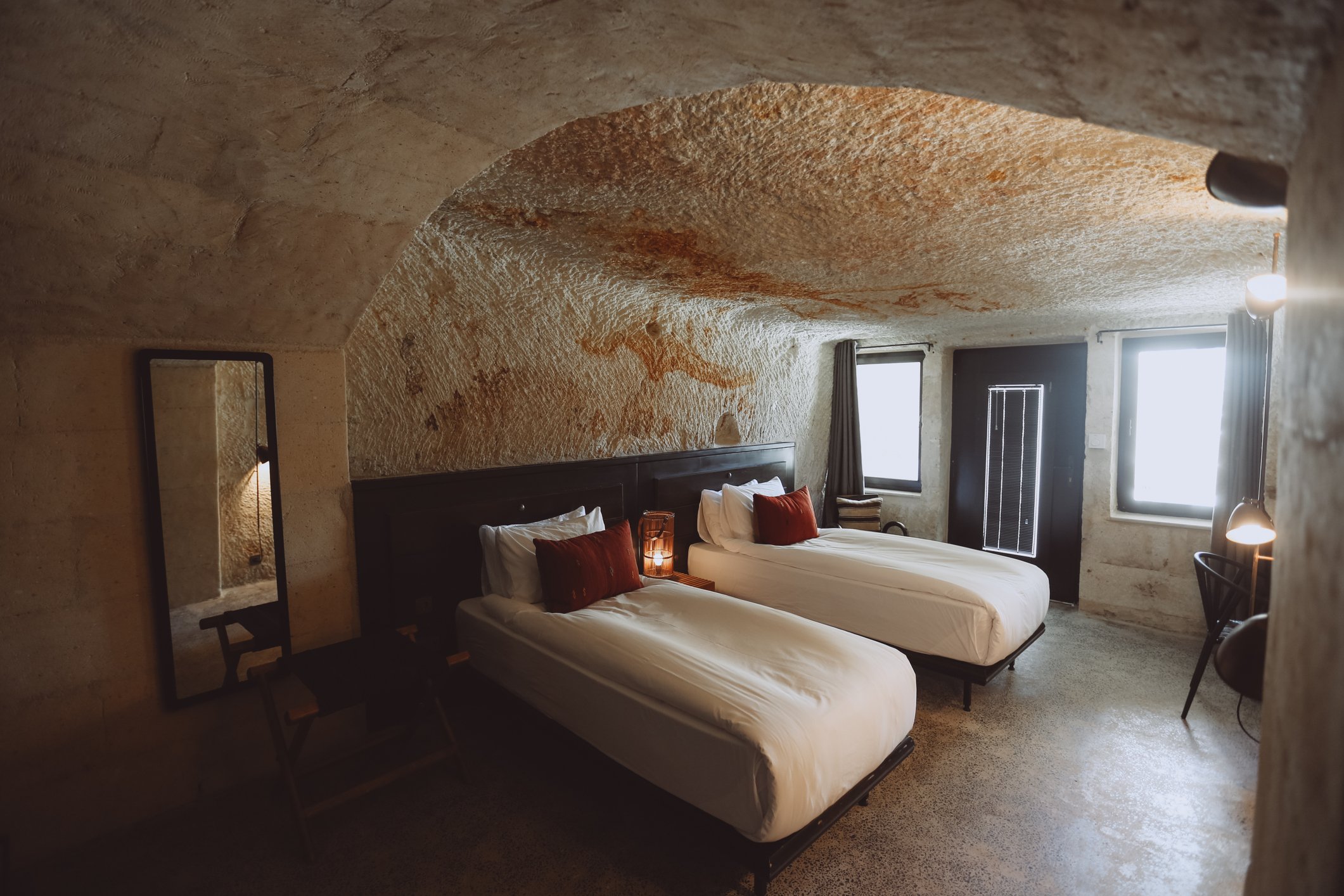 Cave rooms and hotels are equipped with everything you need. (iStock Photo)